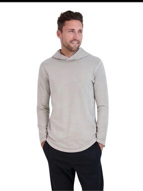 Goodlife SUN-FADED MICRO TERRY HOODY: Color Incense - Men’s Large!